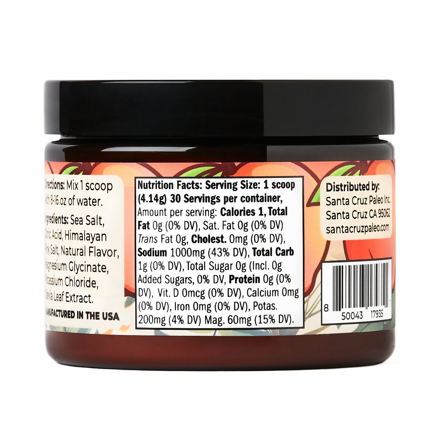 Peach Electrolyte Tub