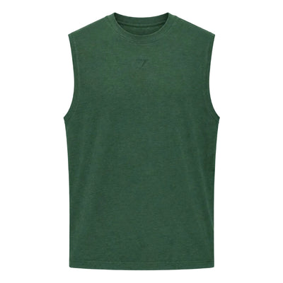 Power Cut Off Tank - Bros Earth Green Marl
