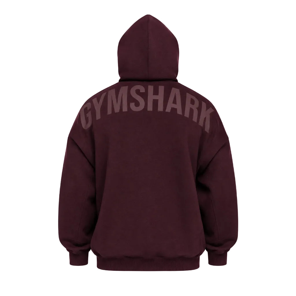 Power Oversized Hoodie - Cherry Purple