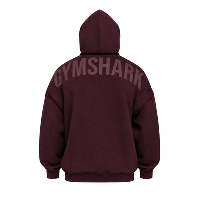 Power Oversized Hoodie - Cherry Purple