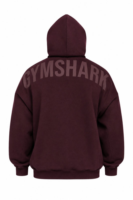 Power Oversized Hoodie - Cherry Purple