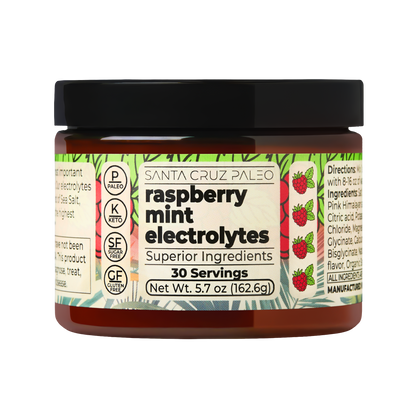 Santa Cruz Paleo Electrolyte Tub | All-Natural | Sodium Potassium Magnesium | Flavors | Hydration