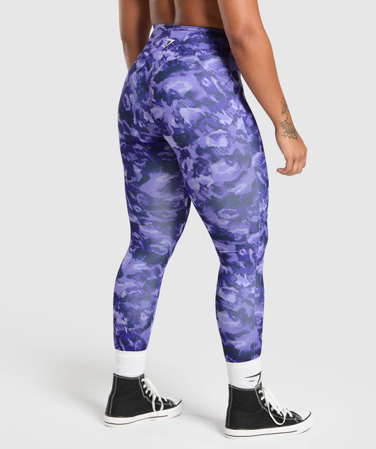 Women's Gymshark Reps Power Leggings Fresh Lilac — Gymshark | Authentic India