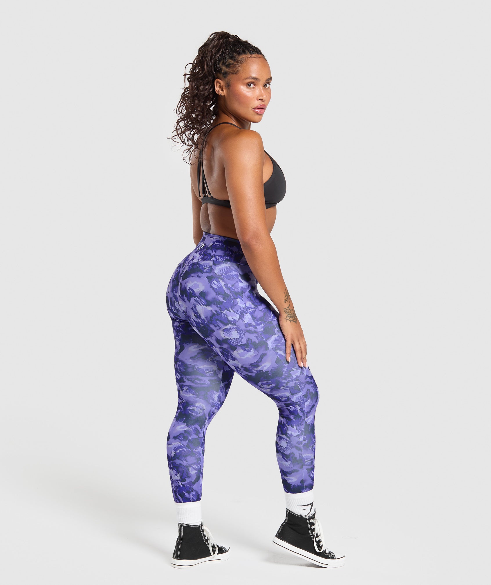 Women's Gymshark Reps Power Leggings Fresh Lilac — Gymshark | Authentic India