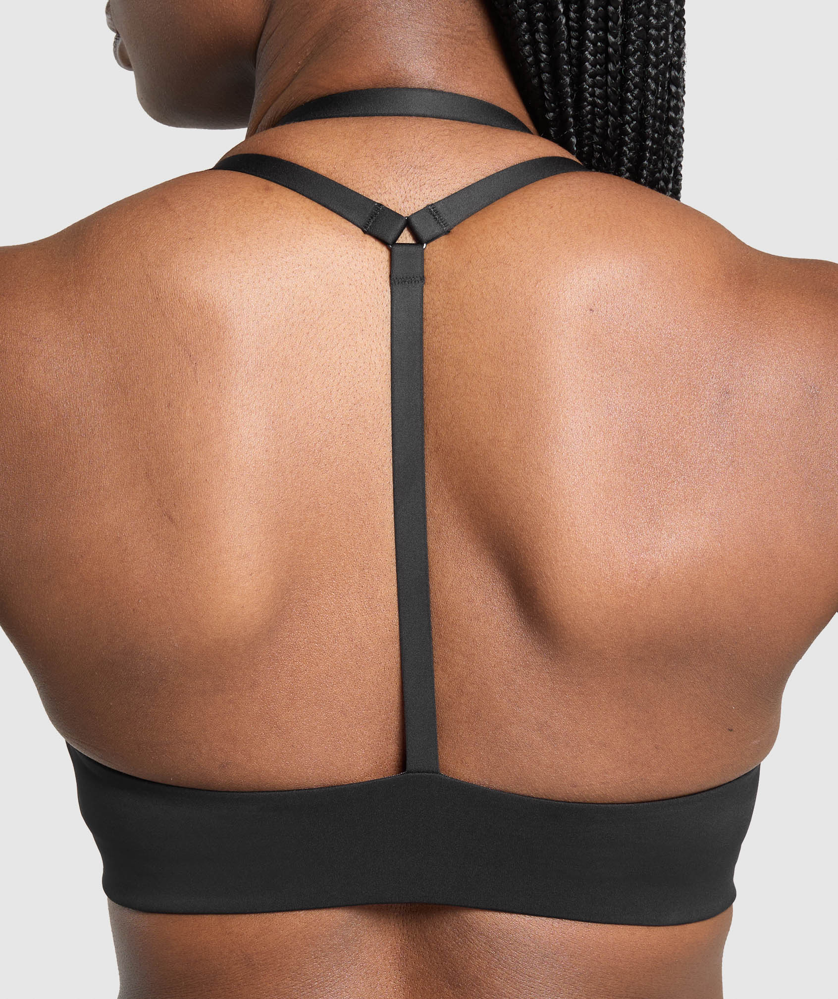 Women's Gymshark Reps T Back Sports Bra Black — Gymshark | Authentic India