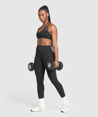 Women's Gymshark Reps T Back Sports Bra Black — Gymshark | Authentic India