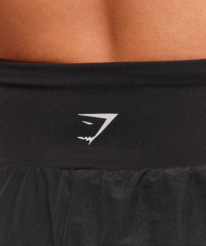 Women's Gymshark Running 2-In-1 Shorts Black — Gymshark | Authentic India