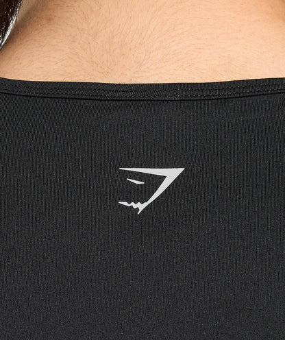 Women's Gymshark Running Long Sleeve Top Black — Gymshark | Authentic India