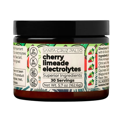Santa Cruz Paleo Electrolyte Tub | All-Natural | Sodium Potassium Magnesium | Flavors | Hydration