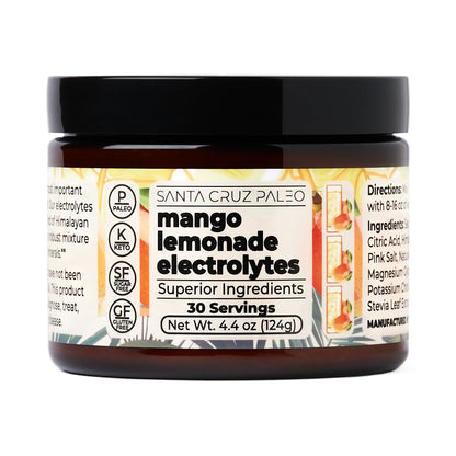 Santa Cruz Paleo Electrolyte Tub | All-Natural | Sodium Potassium Magnesium | Flavors | Hydration