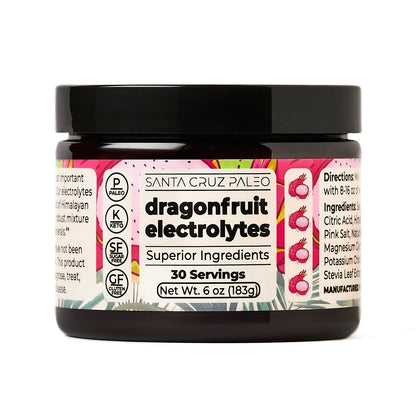 Santa Cruz Paleo Electrolyte Tub | All-Natural | Sodium Potassium Magnesium | Flavors | Hydration