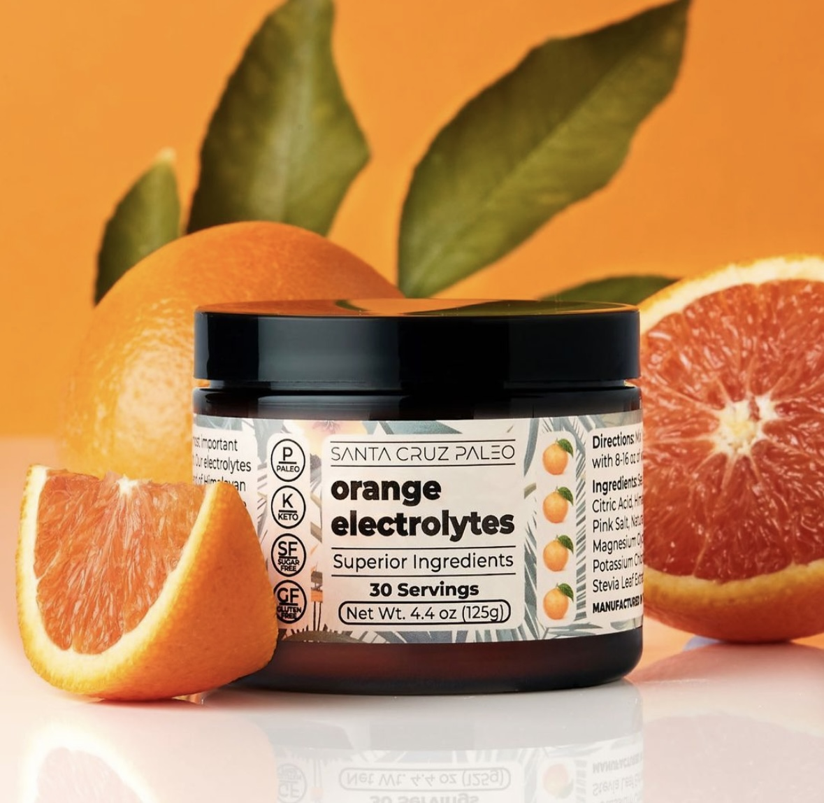 Orange Electrolyte Tub