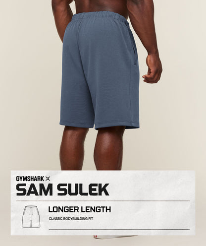 GYMSHARK X SAM SULEK SHORTS - Shadow Blue