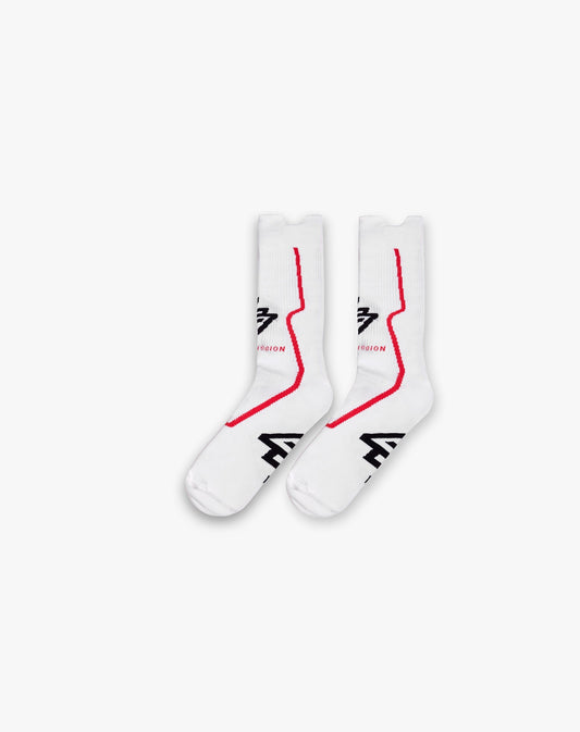 247 Arc-4 Race Sock - Flat White