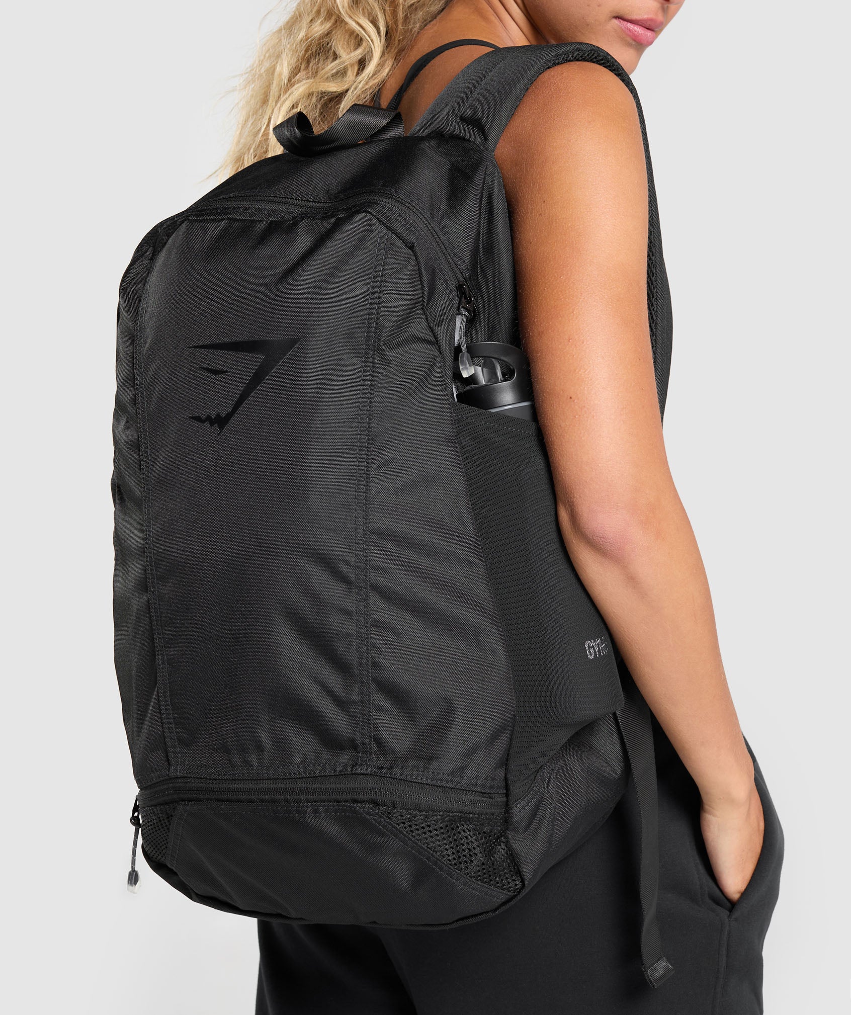 Women's Gymshark Sharkhead Backpack V2 Black — Gymshark | Authentic India