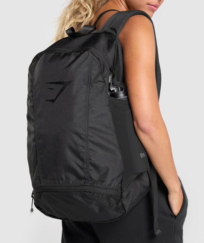Women's Gymshark Sharkhead Backpack V2 Black — Gymshark | Authentic India