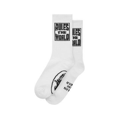 CORTEIZ RTW SOCKS [WHITE]