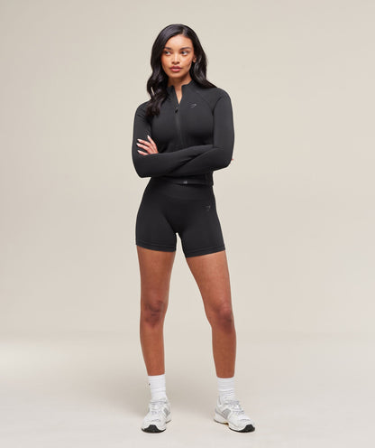 Women's Gymshark Soft Sculpt Shorts Black — Gymshark | Authentic India