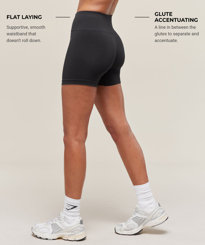 Women's Gymshark Soft Sculpt Shorts Black — Gymshark | Authentic India