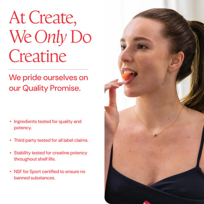 CREATE Creatine Monohydrate Gummies 'Sour Cherry'