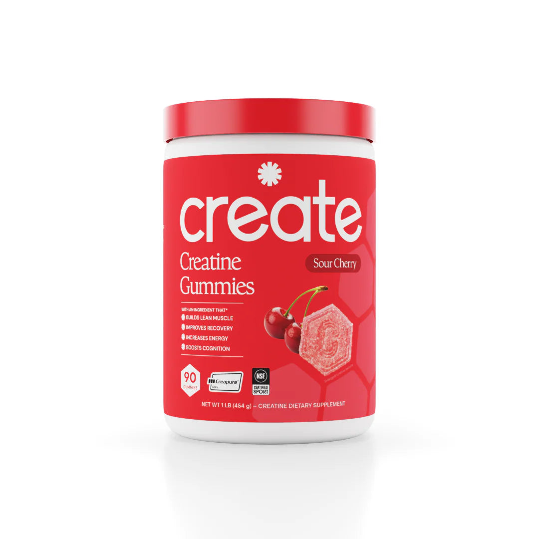 CREATE Creatine Monohydrate Gummies 'Sour Cherry'