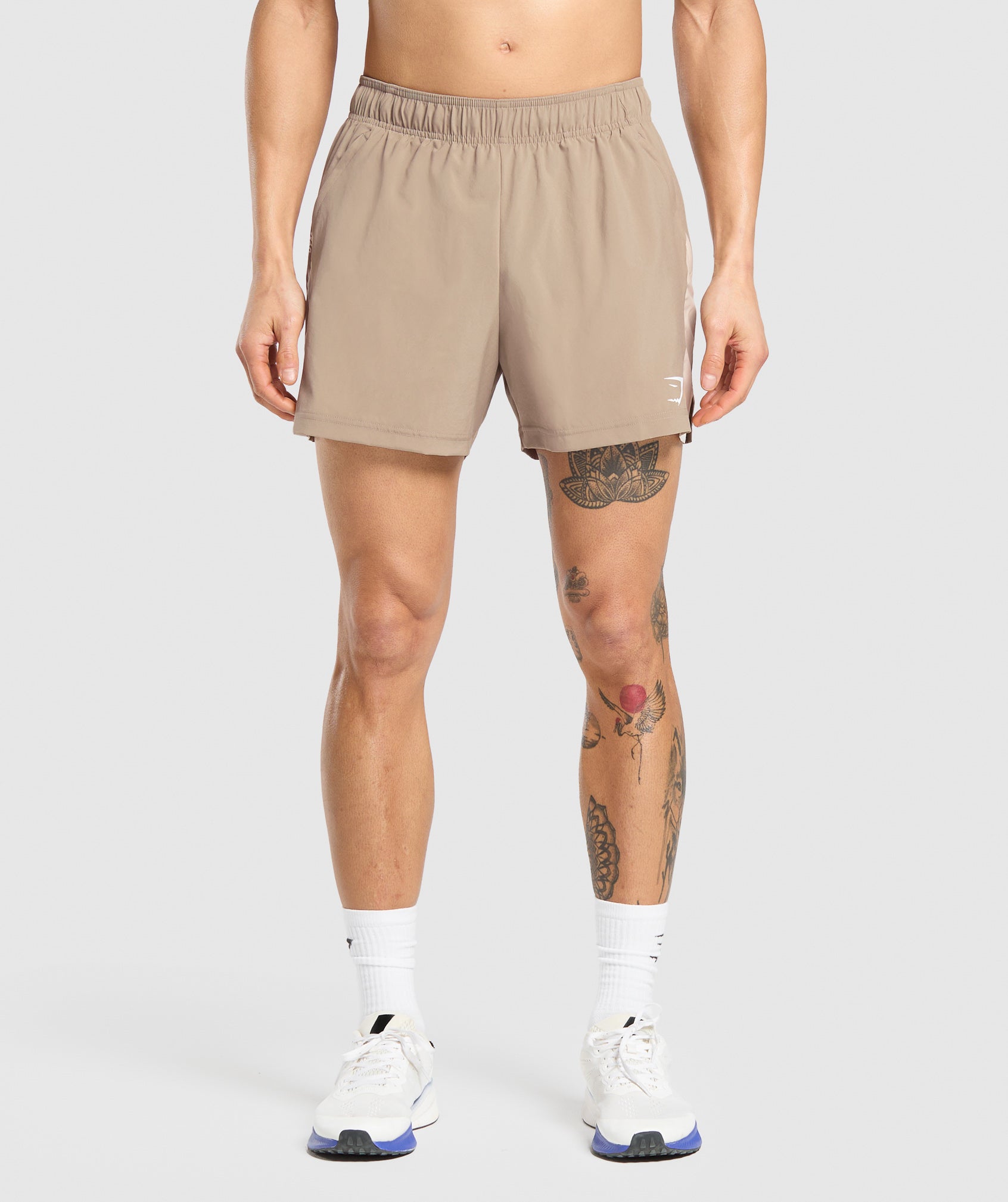 Gymshark Sport 5" Shorts Cement Brown — Gymshark | Authentic India