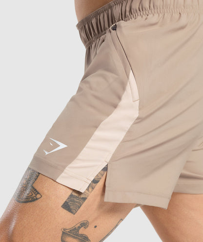 Gymshark Sport 5" Shorts Cement Brown — Gymshark | Authentic India