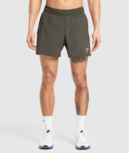 Gymshark Sport 5" Shorts Strength Green — Gymshark | Authentic India