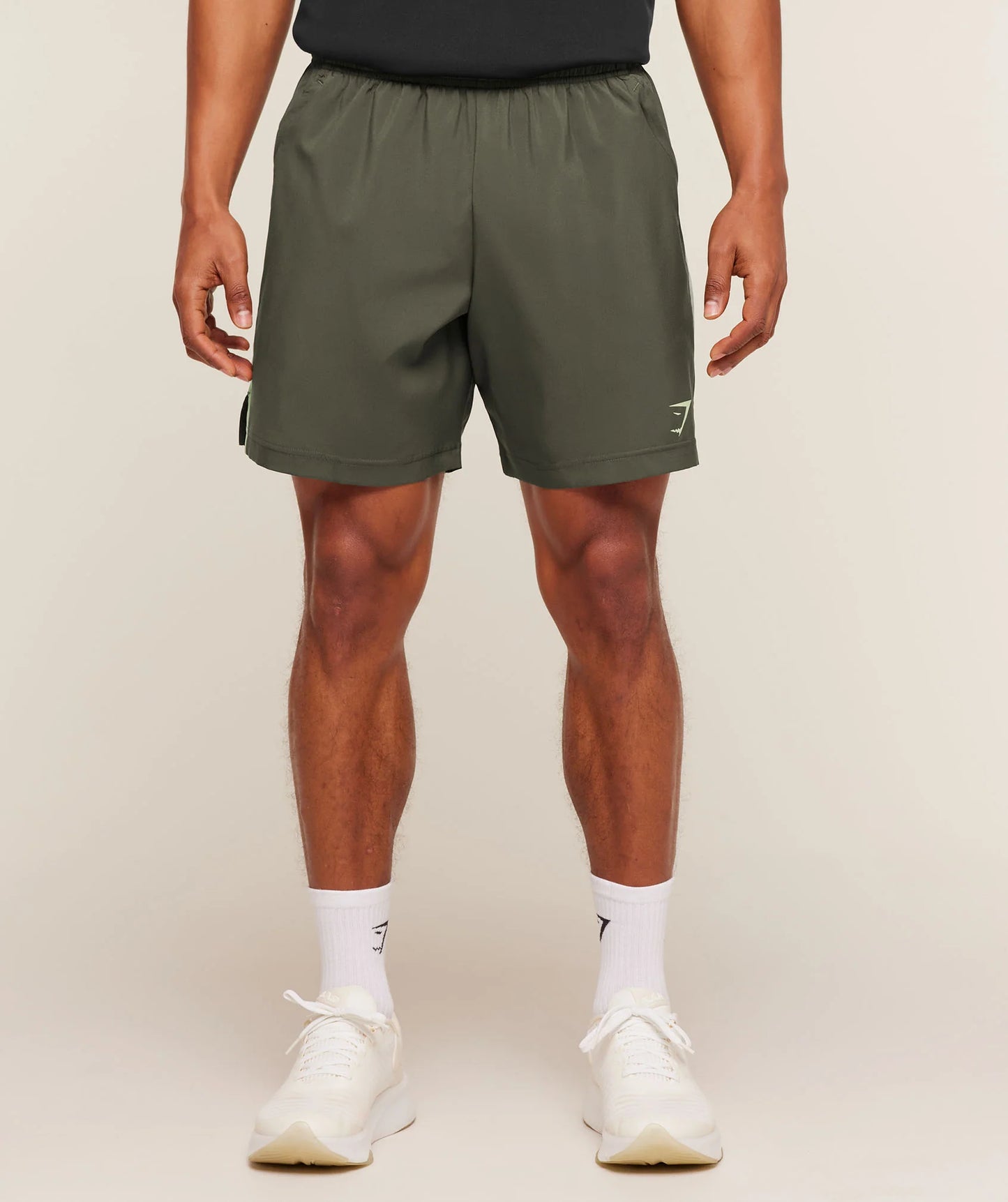 GYMSHARK Sport 7" Shorts Strength Green/Haze Green