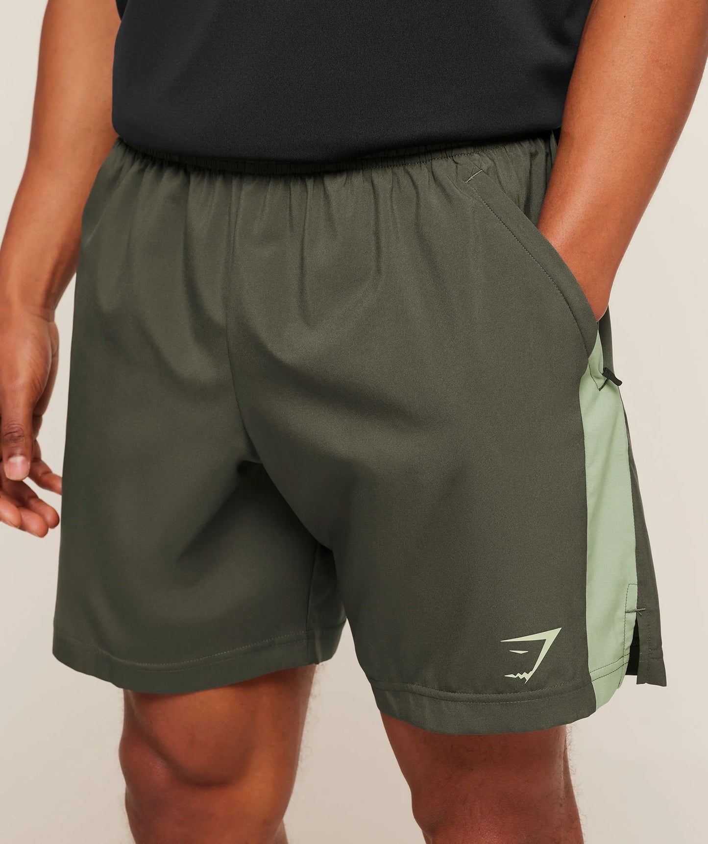 GYMSHARK Sport 7" Shorts Strength Green/Haze Green
