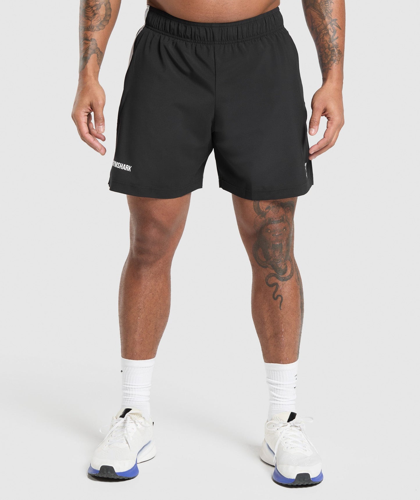 Gymshark Sport Panel 7" Shorts Black — Gymshark | Authentic India
