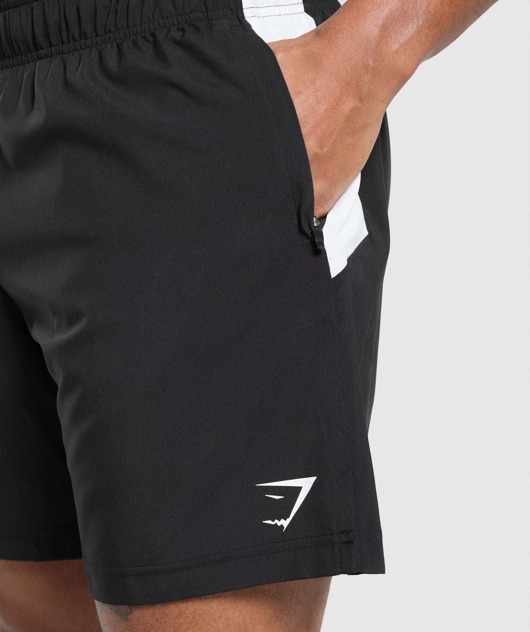 Gymshark Sport Panel 7" Shorts Black — Gymshark | Authentic India