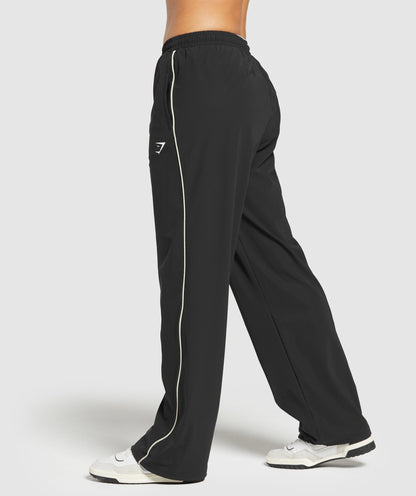 Women's Gymshark Stitch Feature Woven Pants Black — Gymshark | Authentic India