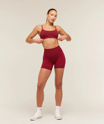 GYMSHARK Storm Seamless Shorts Sets Red/Carmine Red