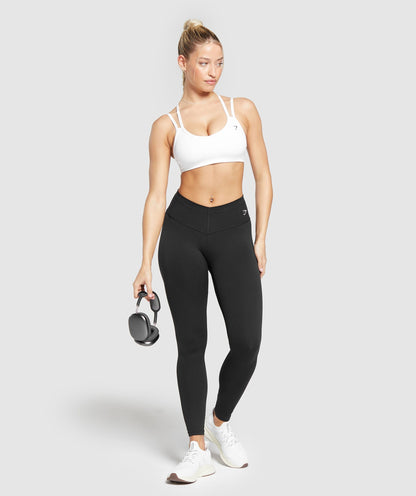 Women's Gymshark Strap Feature Sports Bra White — Gymshark | Authentic India