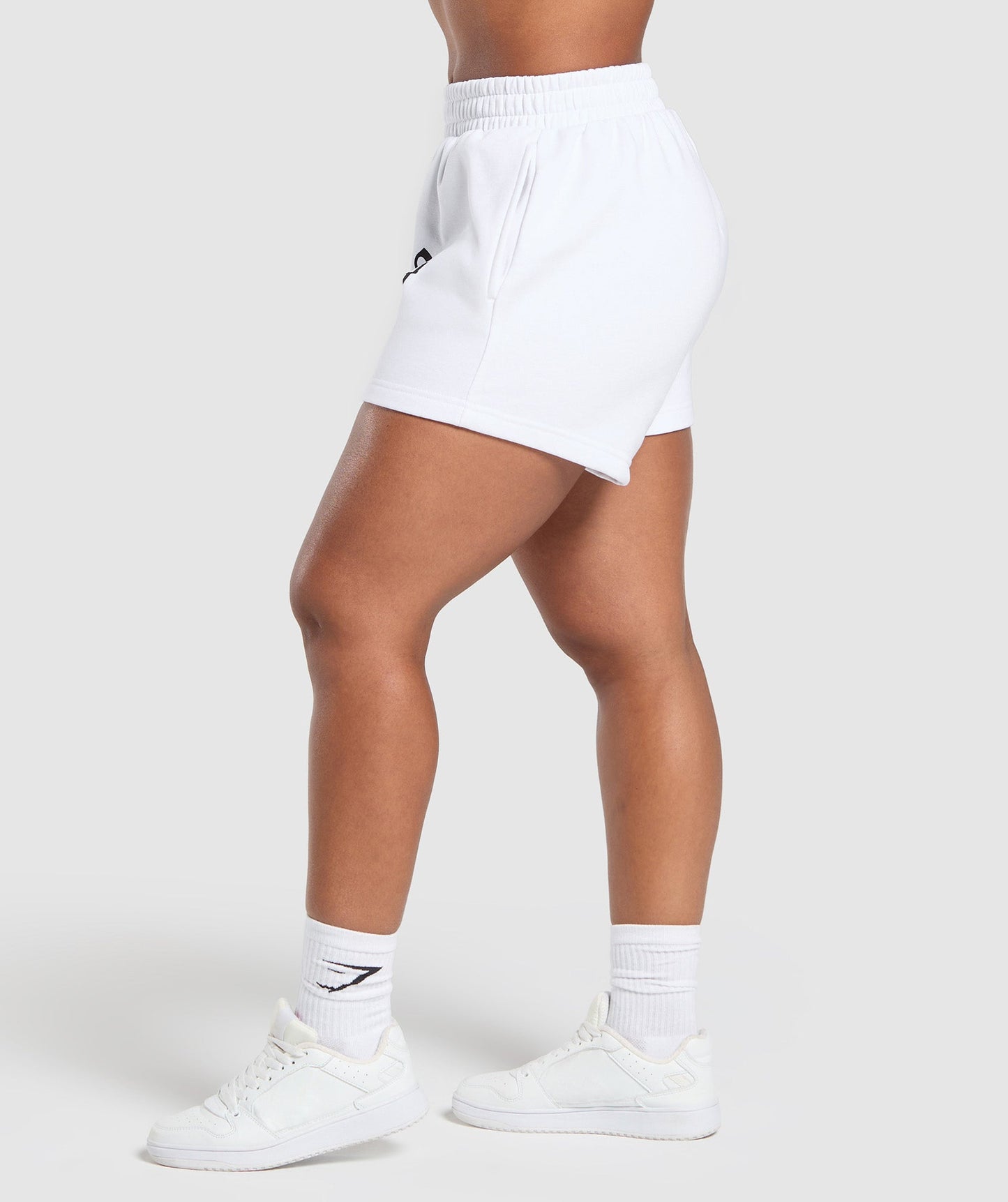Women's Gymshark Strength Department Graphic Shorts White — Gymshark | Authentic India