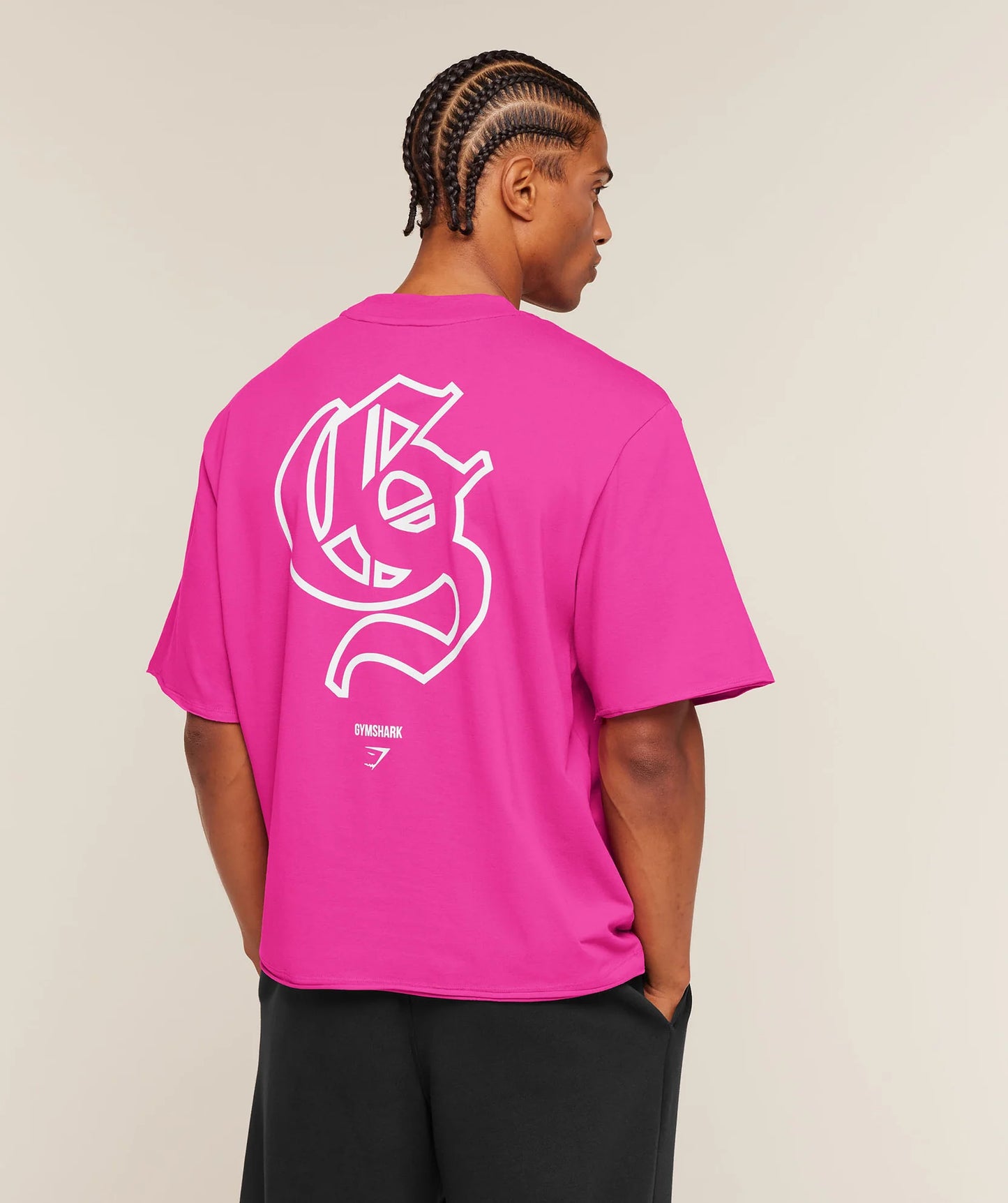GYMSHARK Performance T-Shirt Super-Set Pink