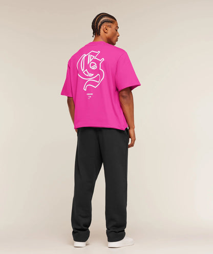 GYMSHARK Performance T-Shirt Super-Set Pink