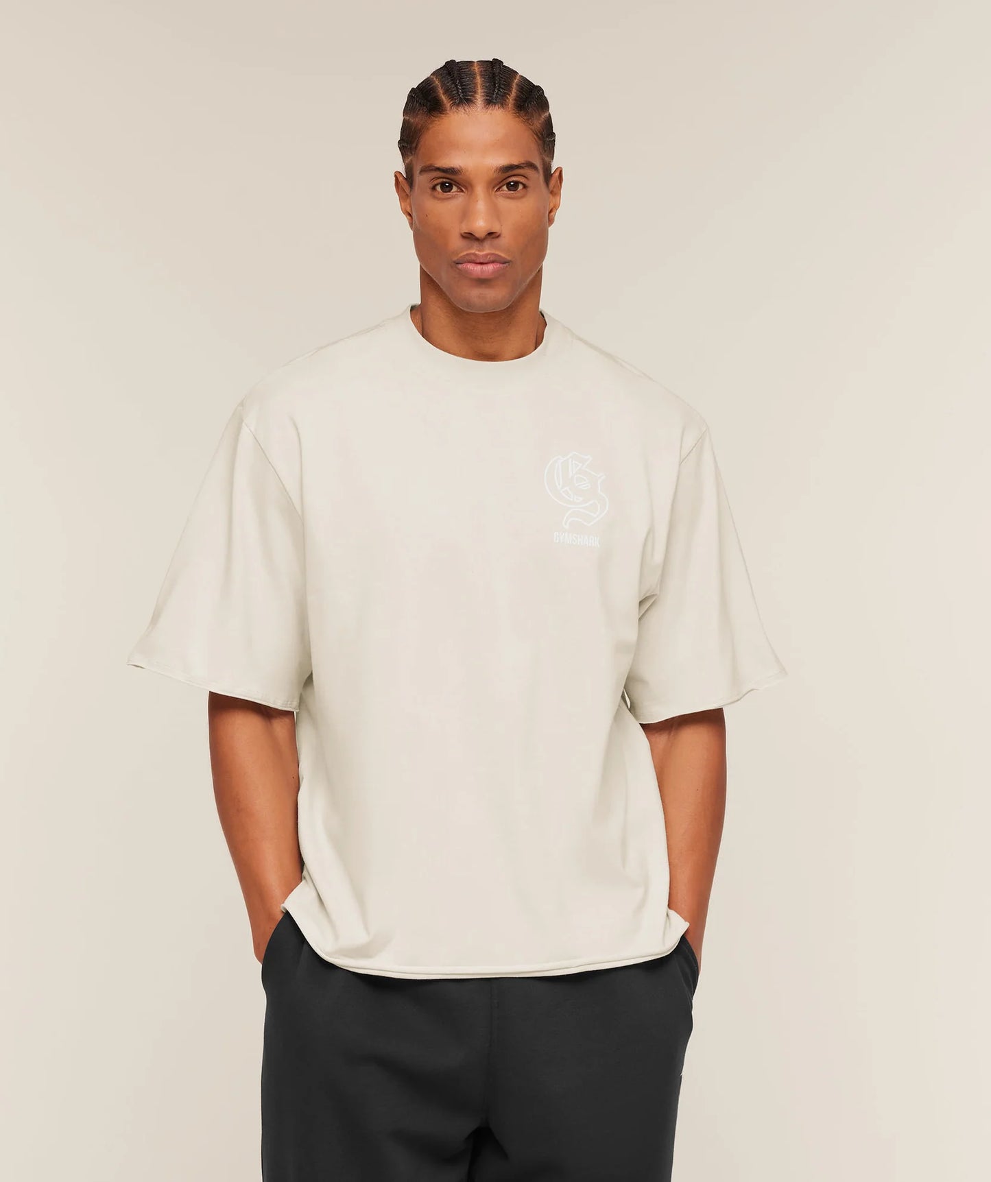 GYMSHARK Performance T-Shirt Tinted White