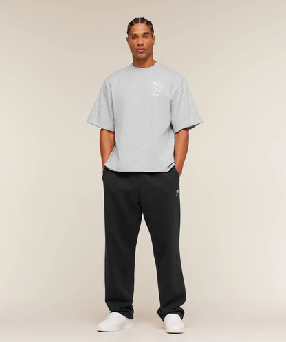 GYMSHARK Performance T-Shirt Light Grey Core Marl