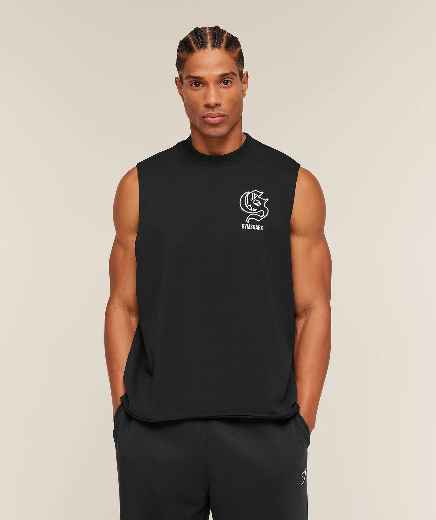 GYMSHARK Performance Tank Black