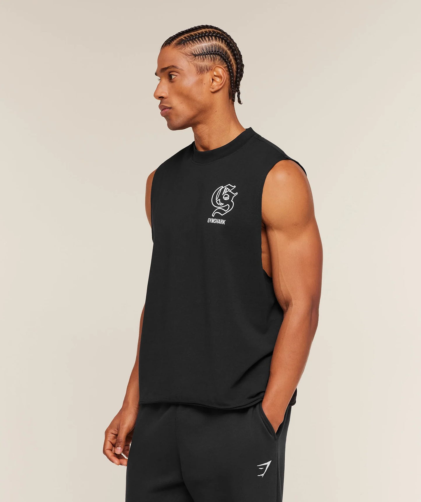 GYMSHARK Performance Tank Black