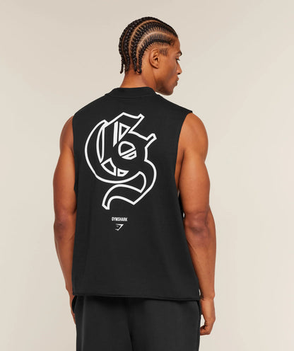 GYMSHARK Performance Tank Black
