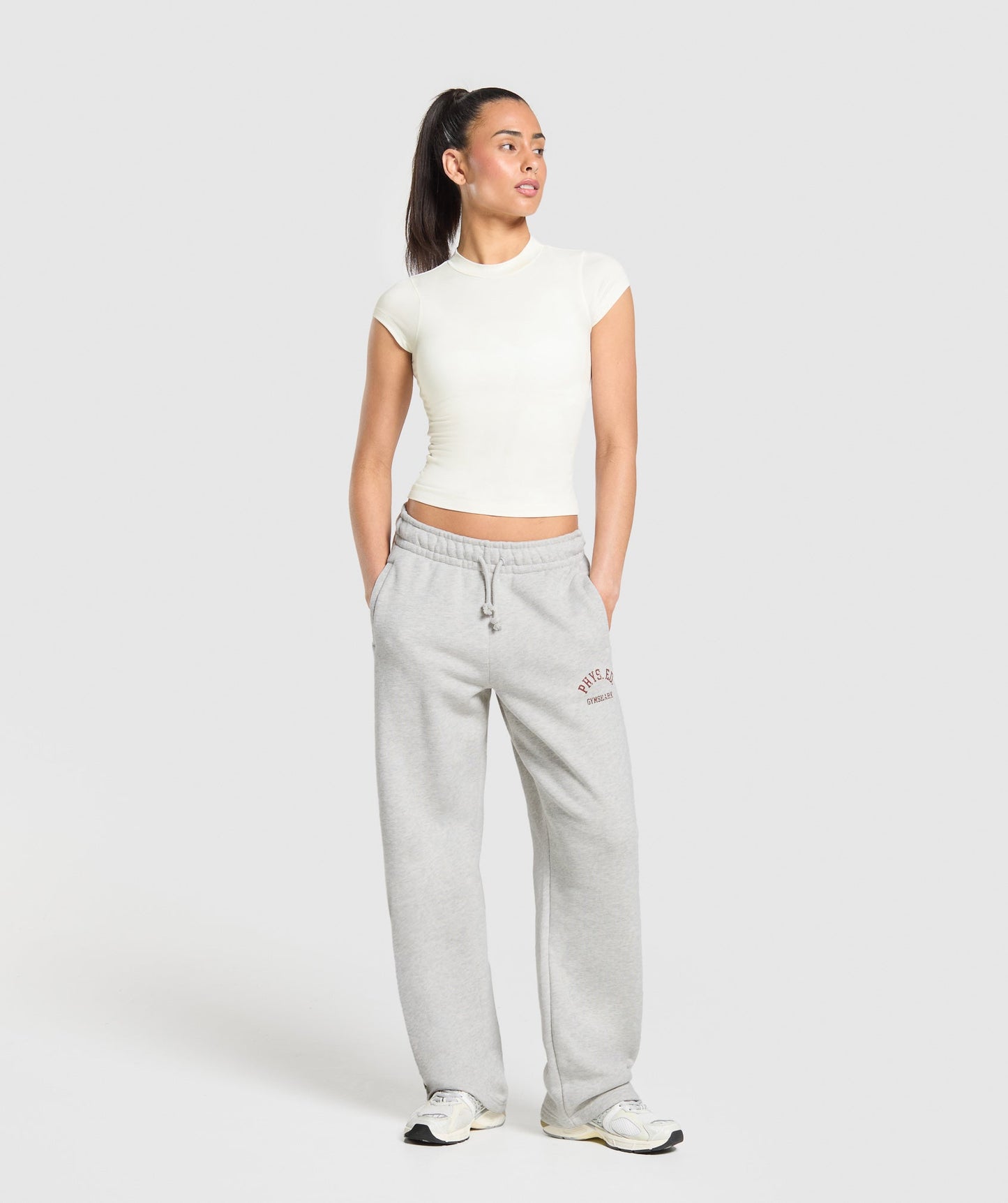 Women's Gymshark Supersoft T-Shirt Soft White — Gymshark | Authentic India