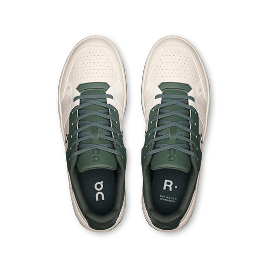 On Running THE ROGER Clubhouse White Olive — ON CLOUD | Authentic India