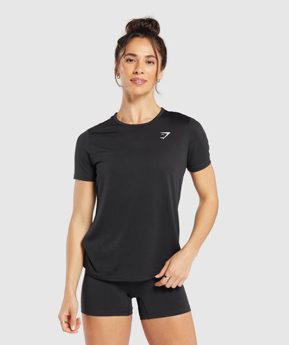 GYMSHARK Training T Shirt Black — Gymshark | Authentic India