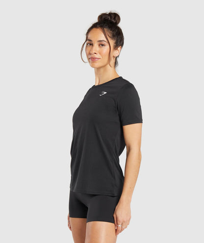GYMSHARK Training T Shirt Black — Gymshark | Authentic India