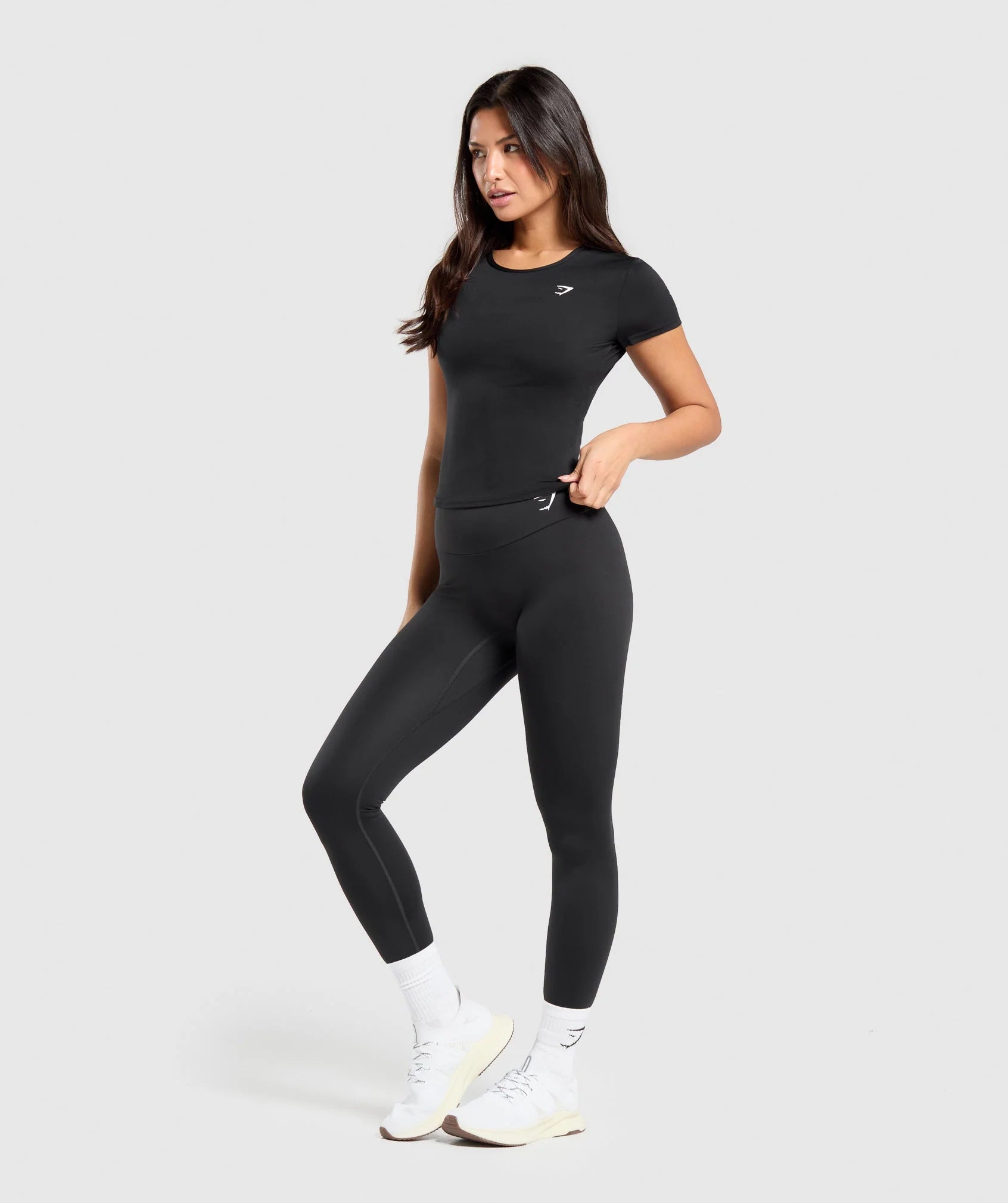 GYMSHARK Training Baby Tee Black — Gymshark | Authentic India
