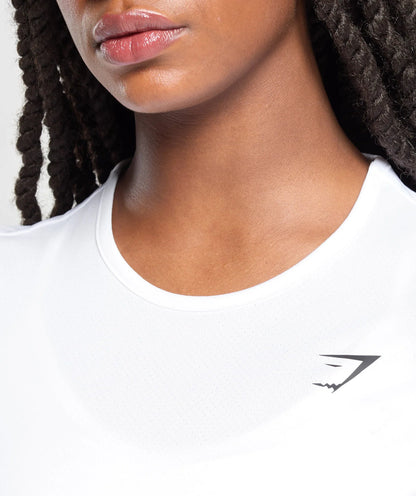 GYMSHARK Training T-Shirt White — Gymshark | Authentic India