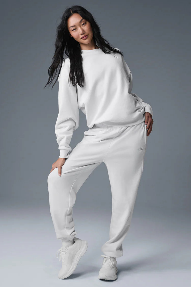 Accolade Crew Neck Pullover white — ALO S | Authentic India